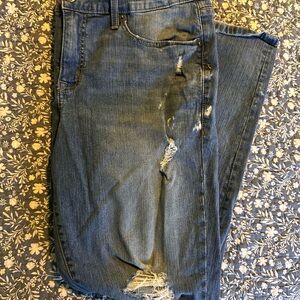 Torrid Blue Straight Leg Jeans